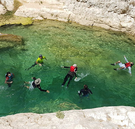 Wadi ShabsCanyonning