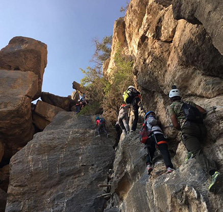 Jabal Shams Via Ferrata